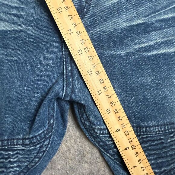 Phat Farm Jeans Shorts Men's Size 44 Blue Denim Medium Wash Stretch Mid-Rise - Picture 5 of 6